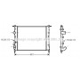 RTA2197 AVA QUALITY COOLING Радіатор охолодження двигуна