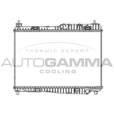 105522 AUTOGAMMA Радіатор охолодження двигуна