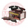 K6072282 MASTER-SPORT GERMANY Комплект гальмівних колодок дисковий гальм