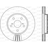BDA1982.20 OPEN PARTS Гальмівний диск