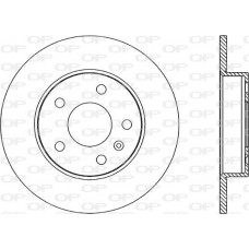 BDA1811.10 OPEN PARTS Гальмівний диск