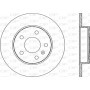 BDA1811.10 OPEN PARTS Гальмівний диск