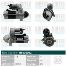 H5030092 HOFFER Стартер