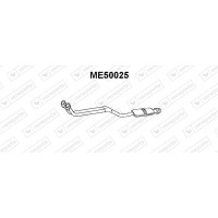 ME50025 VENEPORTE Предглушник вихлопних газів
