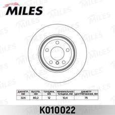 K010022 MILES Гальмівний диск