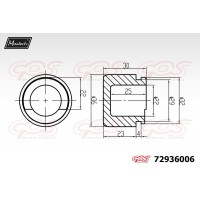 72936006 MAXTECH Поршень корпус скоби гальма