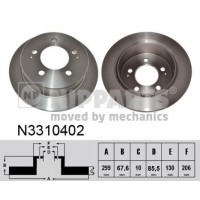 N3310402 NIPPARTS Гальмівний диск