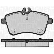 363916060302 MAGNETI MARELLI Комплект гальмівних колодок дисковий гальм