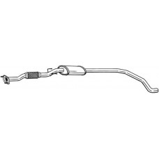 289-037 BOSAL Середній глушник вихлопних газів