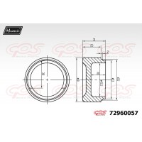 72960057 MAXTECH Поршень корпус скоби гальма