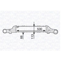 351319202210 MAGNETI MARELLI Интеркулер