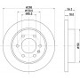MDC2850C MINTEX Гальмівний диск