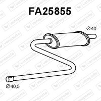 FA25855 VENEPORTE Предглушник вихлопних газів