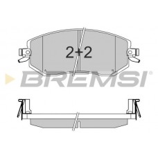 BP3570 BREMSI Комплект гальмівних колодок дисковий гальм