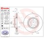 09.A757.11 BREMBO Гальмівний диск