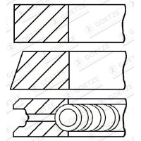 08-294800-00 GOETZE ENGINE Комплект поршневих кілець
