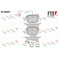 BL2689A1 FTE Комплект гальмівних колодок дисковий гальм