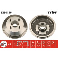 DB4156 TRW Гальмівний барабан
