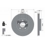 BDS2184 BENDIX Braking Гальмівний диск