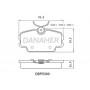 DBP5300 DANAHER Комплект гальмівних колодок дисковий гальм