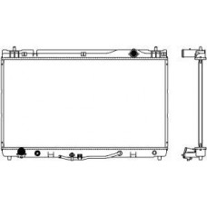 3461-1034 SAKURA Automotive Радіатор охолодження двигуна
