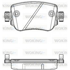 P14493.08 WOKING Комплект гальмівних колодок дисковий гальм