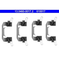 13.0460-0017.2 ATE Комплектуючі колодки дискового гальма
