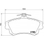 P 54 036 BREMBO Комплект гальмівних колодок дисковий гальм