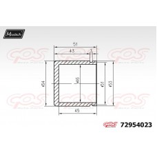 72954023 MAXTECH Поршень корпус скоби гальма