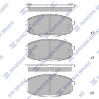 SP1240 Hi-Q КомплеК т гальмівних колодок, дискове гальмо