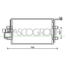 AD016C003 PRASCO Конденсатор кондиціонера