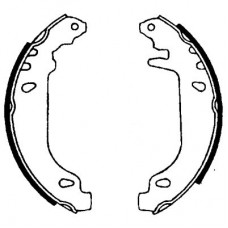 8DB 355 001-351 HELLA PAGID Комплект гальмівних колодок