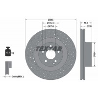 92108800 TEXTAR Гальмівний диск