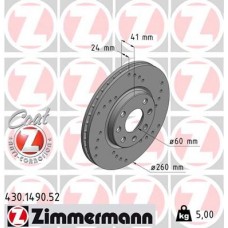 430.1490.52 ZIMMERMANN Гальмівний диск