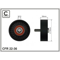 22-36 CAFFARO Паразитный / ведущий ролик, Поліклиновий ремінь
