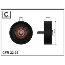 22-36 CAFFARO Паразитный / ведущий ролик, Поліклиновий ремінь
