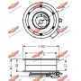 03.463 AUTOKIT Натяжний ролик ремінь ГРМ