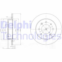 BG4017 DELPHI Гальмівний диск