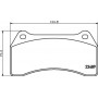 8DB 355 006-931 HELLA Комплект гальмівних колодок, дискове гальмо