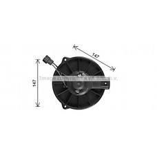 VO8301 AVA QUALITY COOLING Вентилятор салону