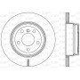 BDR2465.20 OPEN PARTS Гальмівний диск