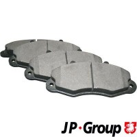 1563600510 JP GROUP Комплект гальмівних колодок дисковий гальм
