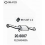 20.6007 ASSO Середній глушник вихлопних газів