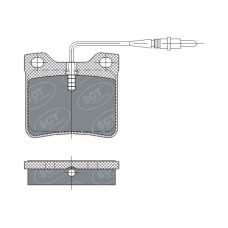 SP 294 PR SCT - MANNOL Комплект гальмівних колодок дисковий гальм