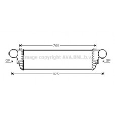 MS4380 AVA QUALITY COOLING Интеркулер