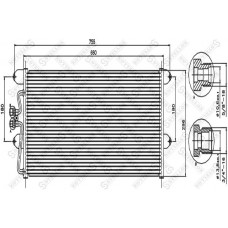 10-45315-SX STELLOX Конденсатор кондиціонера