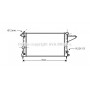 OL2117 AVA QUALITY COOLING Радіатор охолодження двигуна