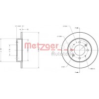 6110510 METZGER Гальмівний диск