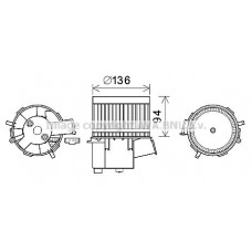 FT8435 AVA QUALITY COOLING Вентилятор салону