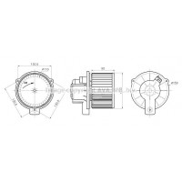 MC8020 AVA QUALITY COOLING Вентилятор салону